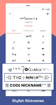 Name style fire  Nicknames android App screenshot 7